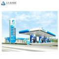 China Long -Long Ligeweight Steel Structure Gas Gas Tooly Canopy
